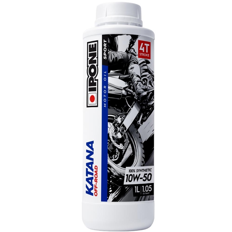 Synteettinen moottoriöljy IPONE Katana Off Road 4T 10W50 (MA2, esteri) 1 l