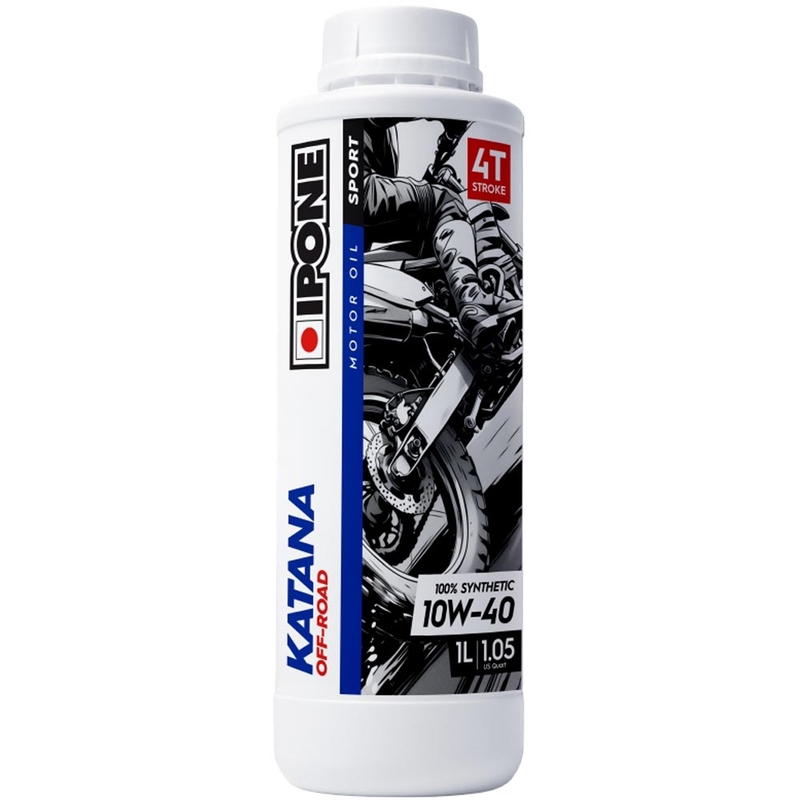 Synteettinen moottoriöljy IPONE Katana Off Road 4T 10W40 (esteri, MA2) 1 l