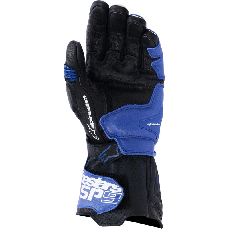 Alpinestars SP-9 moottoripyörähanskat sini-valko-musta