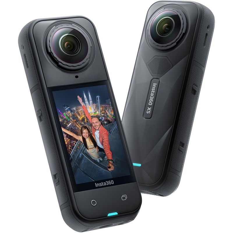 Insta360 X5 -action-kamera musta