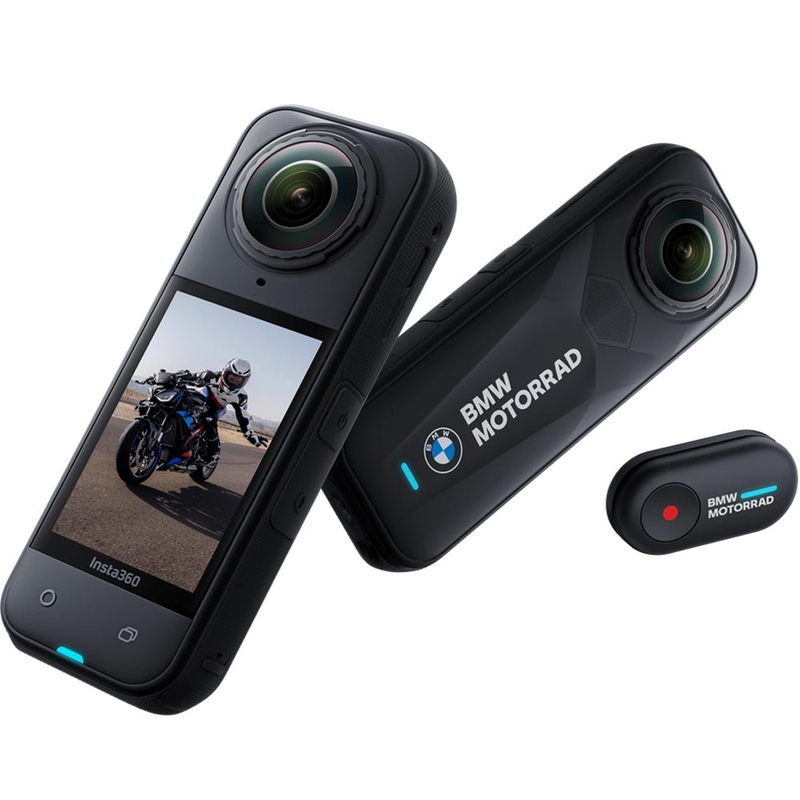 Insta360 X5 BMW Motorrad Edition -action-kamera musta