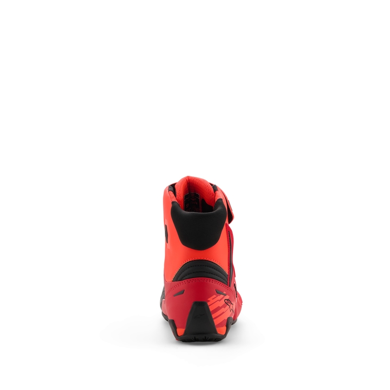 Alpinestars Faster-4 MM93 moottoripyöräsaappaat, fluo-mallisto, puna-puna-musta