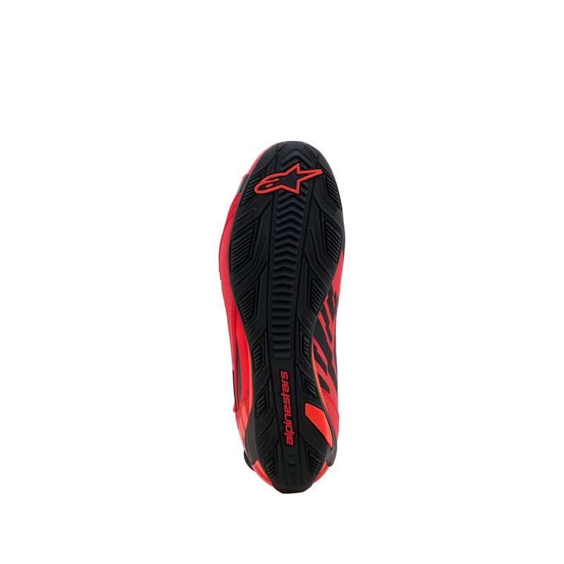 Alpinestars Faster-4 MM93 moottoripyöräsaappaat, fluo-mallisto, puna-puna-musta