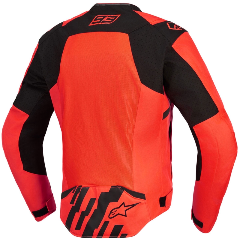 Alpinestars T-SPS Air V2 MM93 moottoripyörätakki, fluo-mallisto, puna-musta