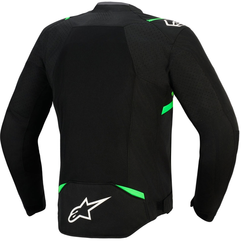 Alpinestars T-SPS Air V2 moottoripyörätakki musta-fluovihreä