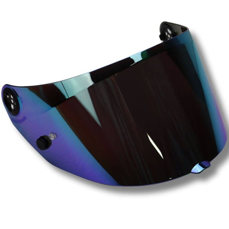 Moottoripyöräkypärän visiiri Nolan X804 RS Cosmic Iridium Blue.SR-NFR/2ACT peilinsininen