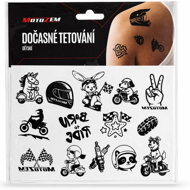 Väliaikainen tatuointi MotoZem Lasten