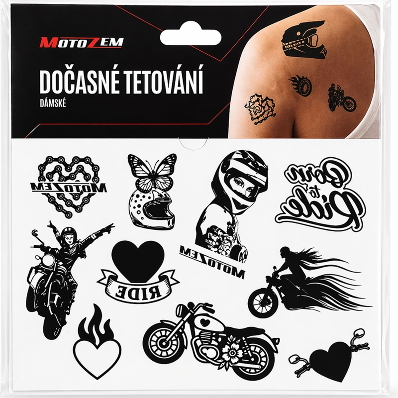Tilapäinen tatuointi MotoZem Naiset