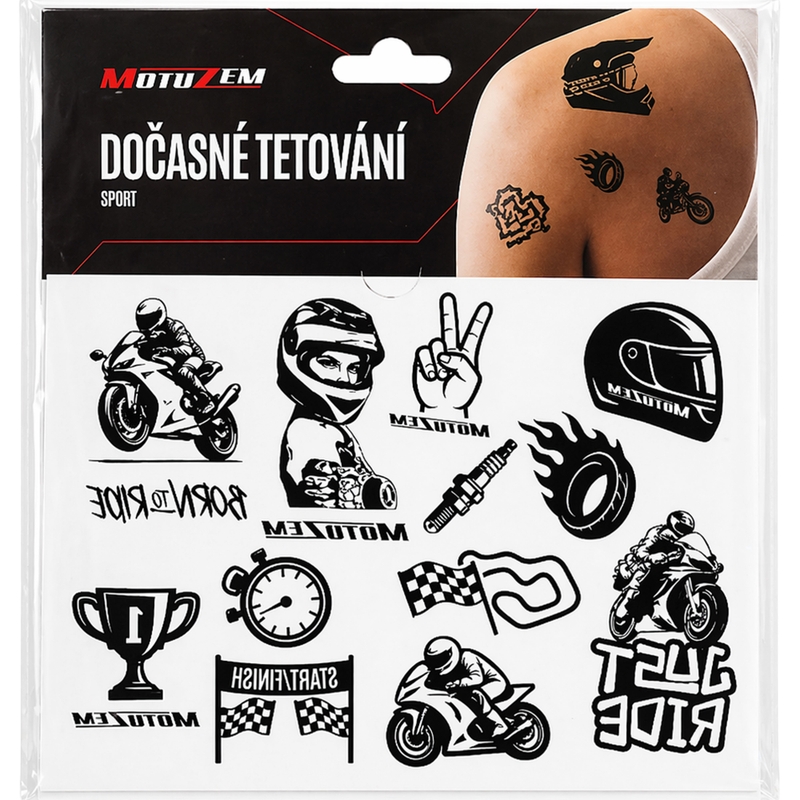 Tilapäinen tatuointi MotoZem Sport