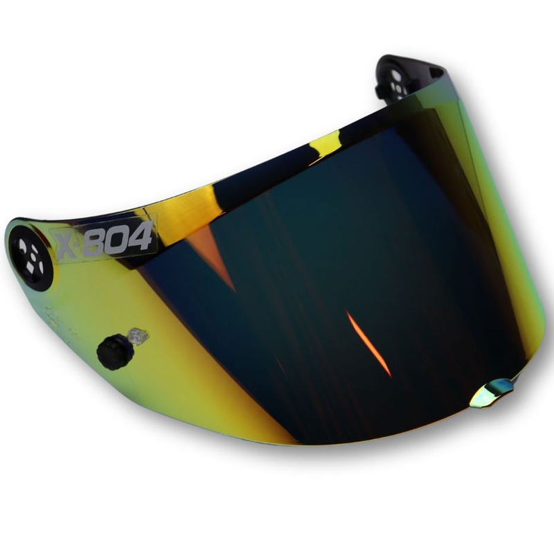 Moottoripyöräkypärän visiiri Nolan X804 RS Iridium Orange - XFR-03 NFR/2ACT FLAT/RS/ULTRA