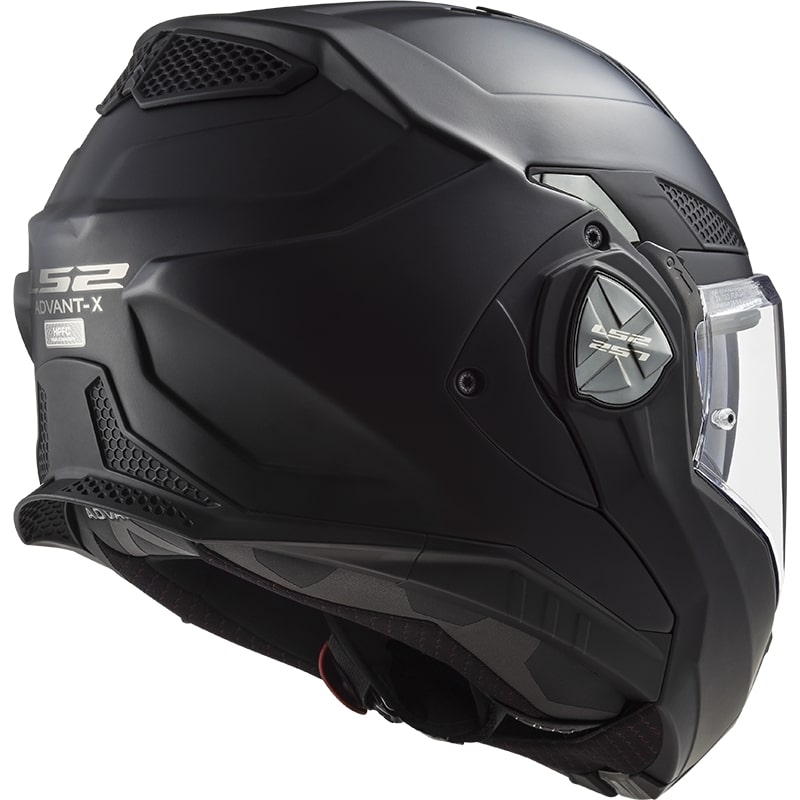 Avattava moottoripyöräkypärä LS2 FF901 Advant X Solid mattamusta - II. laatu