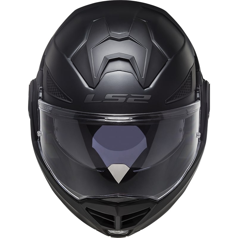 Avattava moottoripyöräkypärä LS2 FF901 Advant X Solid mattamusta - II. laatu