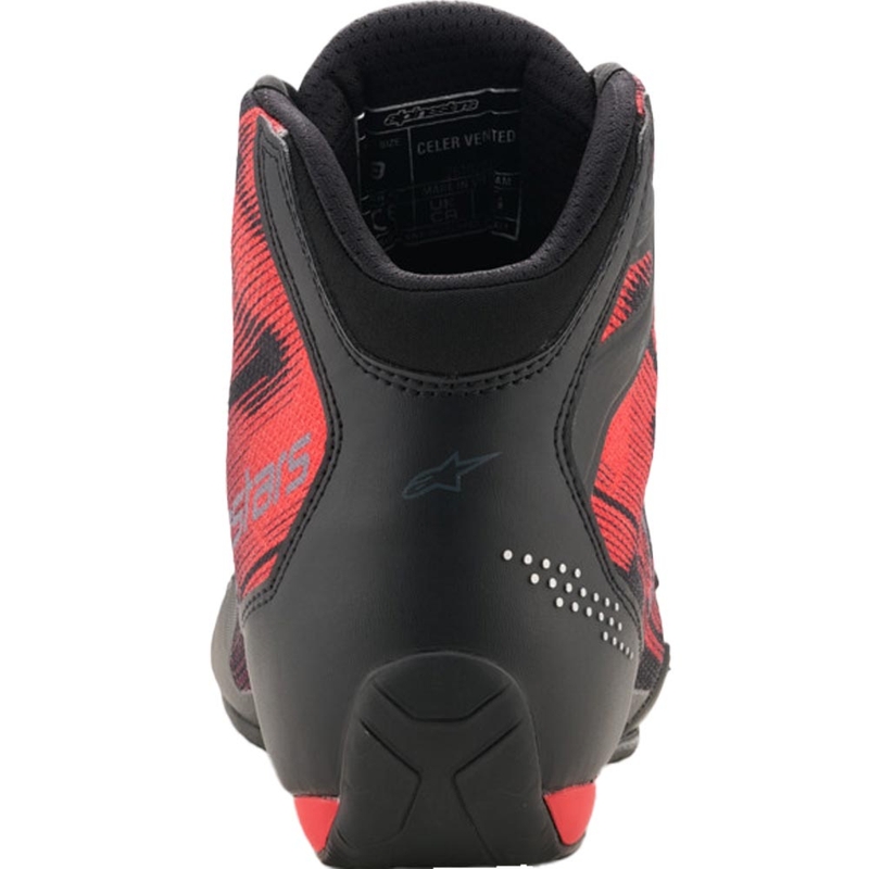 Alpinestars Celer Tuuletetut moottoripyöräsaappaat musta-punainen