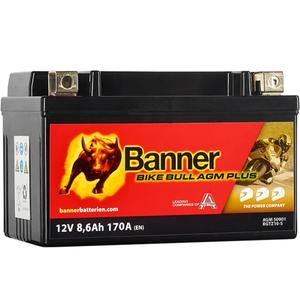 AGM-akku Banner Bike Bull AGM PLUS 509 01 (BGTZ10-S / GTZ10-S)