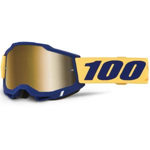 Motocrosslasit 100% ACCURI 2 Desoto kultaisella pleksilasilla