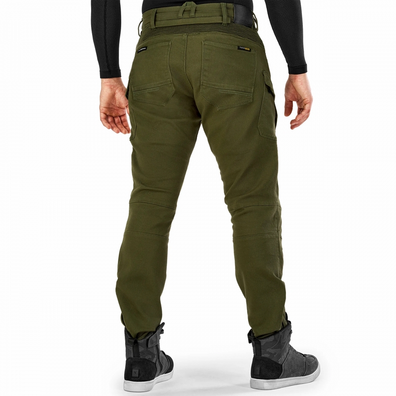 Shima Giro 3.0 Extended Moottoripyöräilyhousut khaki värissä