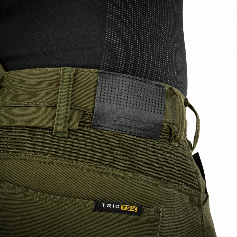 Shima Giro 3.0 Extended Moottoripyöräilyhousut khaki värissä