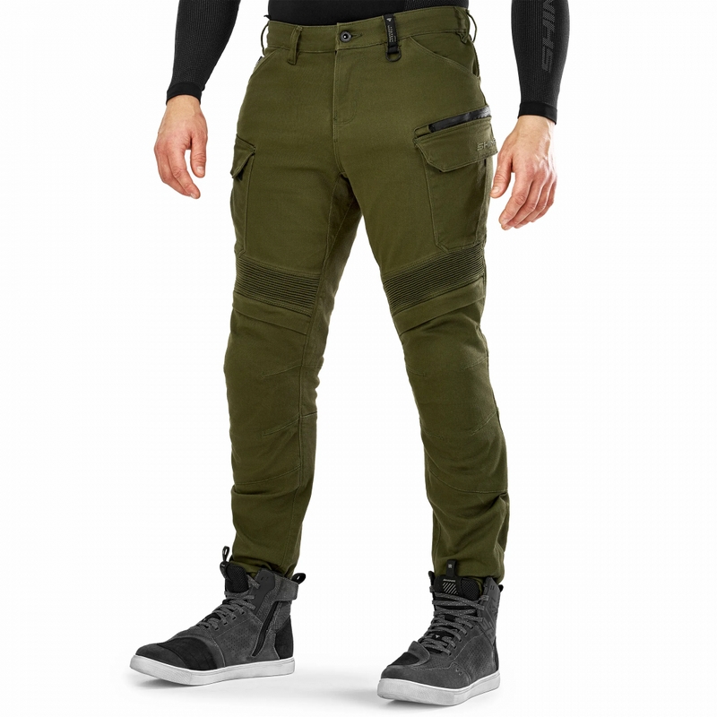Shima Giro 3.0 Extended Moottoripyöräilyhousut khaki värissä