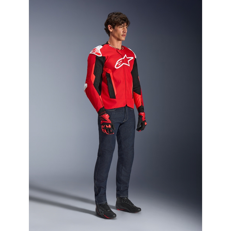Alpinestars T-GP Air moottoripyörätakki punainen-fluo punainen-valkoinen-musta