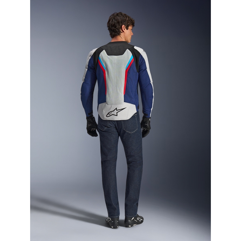 Alpinestars AST V3 Air moottoripyörätakki valkoinen-sini-punainen-musta