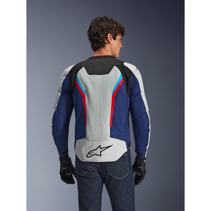 Alpinestars AST V3 Air moottoripyörätakki valkoinen-sini-punainen-musta