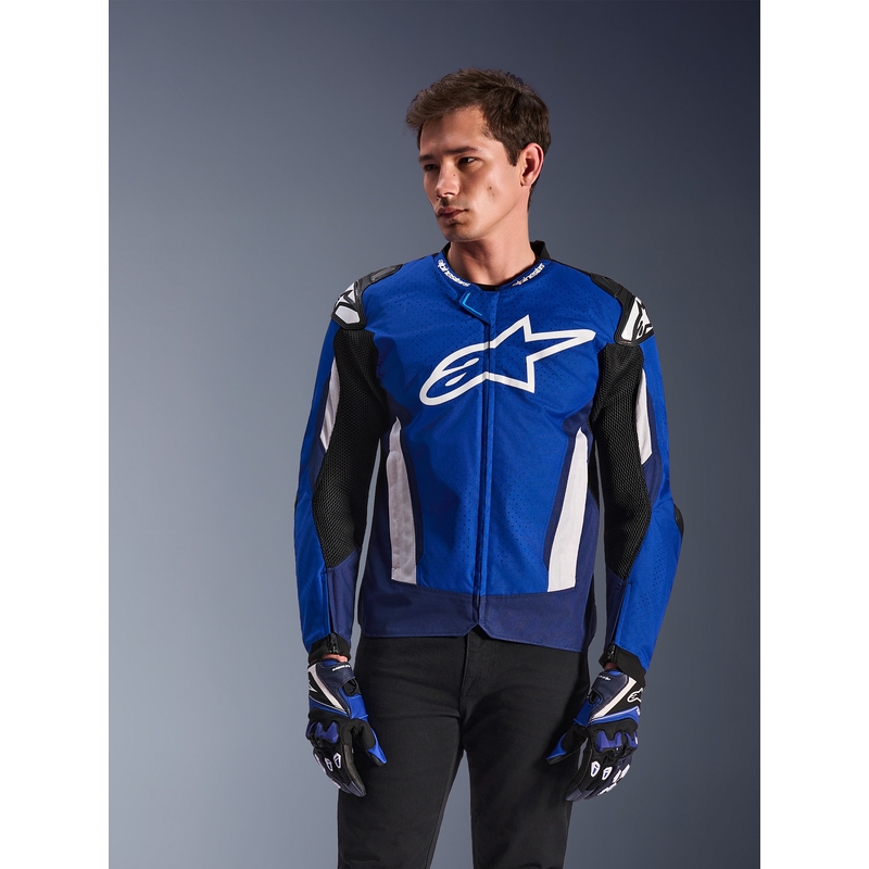 Alpinestars T-GP Air moottoripyörätakki sini-valko-musta