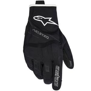 Alpinestars MOBLAST vedenpitävät moottoripyöräkäsineet musta-valkoinen luonnonvalkoinen