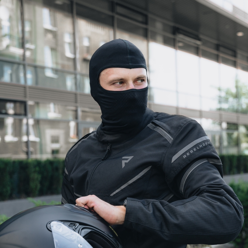 Rebelhorn Freeze II kypärän huppu, musta