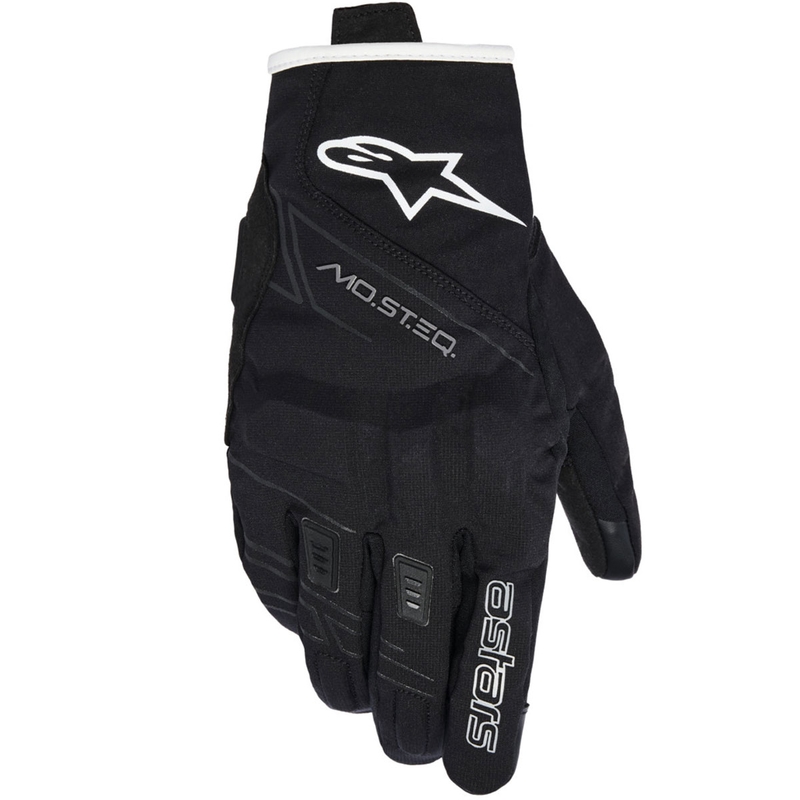 Alpinestars STELLA MOBLAST vedenpitävät naisten moottoripyöräkäsineet musta-valkoinen luonnonvalkoinen