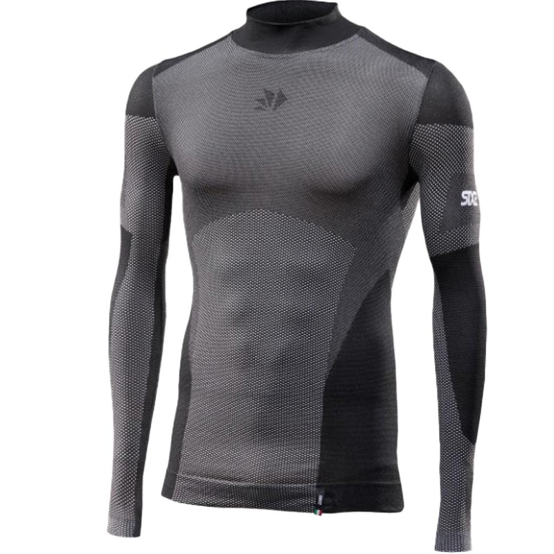 Toiminnallinen pitkähihainen T-paita SIXS BT TS3L V2 musta hiilikuitu