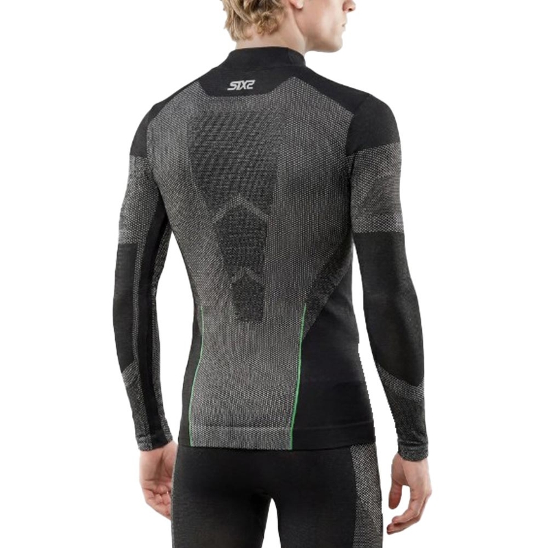 Toiminnallinen pitkähihainen T-paita SIXS BT TS3L V2 musta hiilikuitu