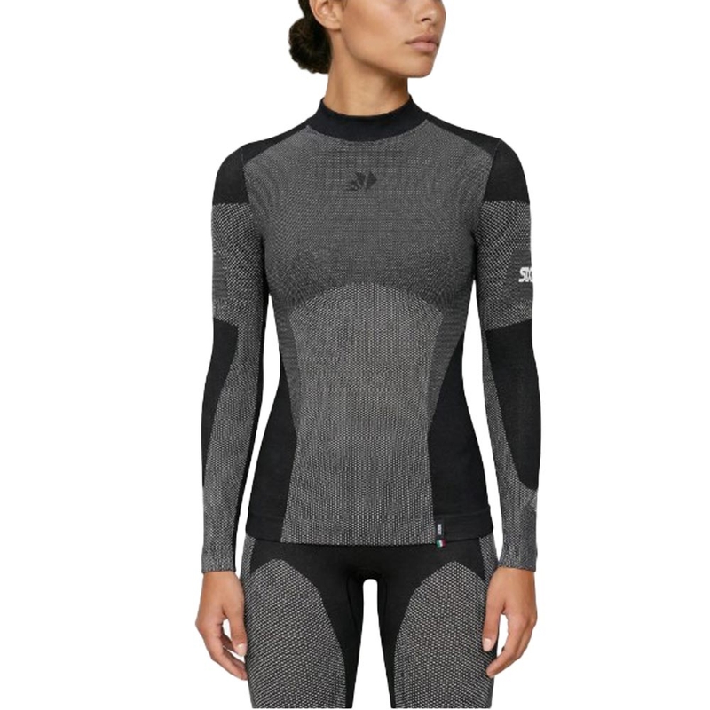 Toiminnallinen pitkähihainen T-paita SIXS BT TS3L V2 musta hiilikuitu