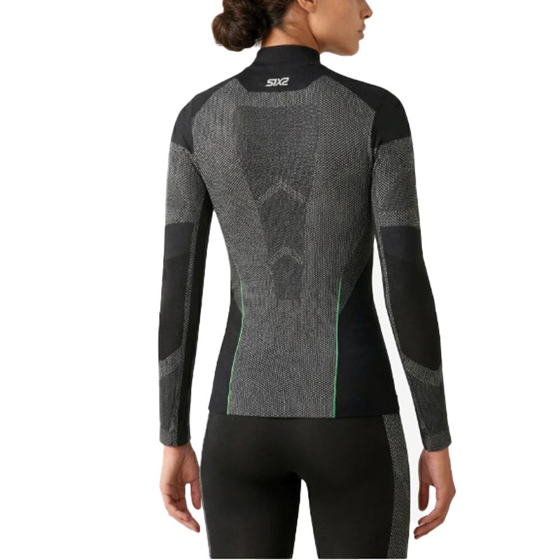 Toiminnallinen pitkähihainen T-paita SIXS BT TS3L V2 musta hiilikuitu