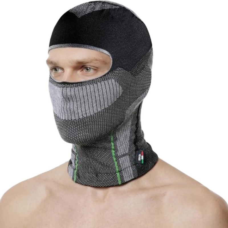 SIXS BT DBXL V2 kypärän huppu, musta, hiilikuitu