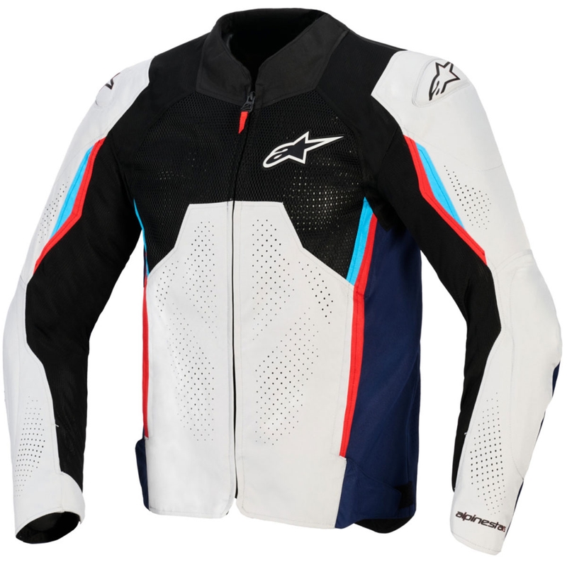 Alpinestars AST V3 Air moottoripyörätakki valkoinen-sini-punainen-musta