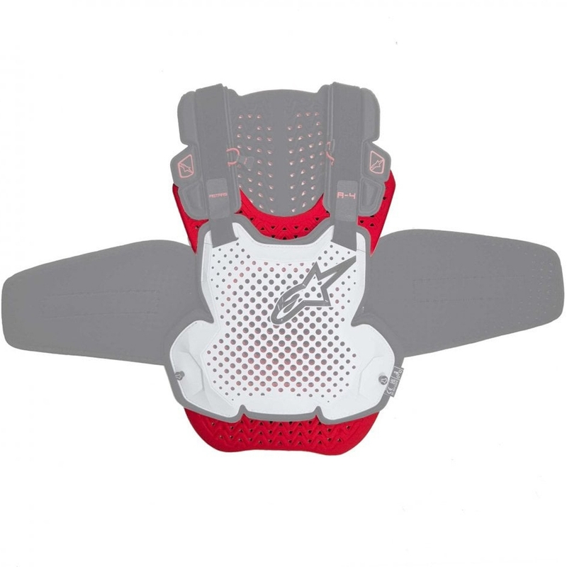 Adapterisarja ALPINESTARS A-4 PLASMA -rintasuojan pidentämiseen, punainen