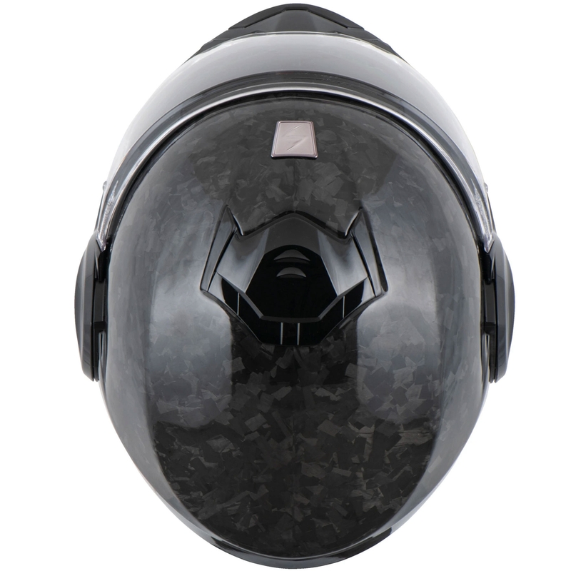 Scorpion EXO-TECH EVO ONYX CARBON Solid avattava moottoripyöräkypärä musta