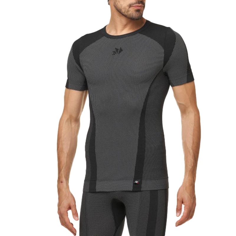 SIXS TS1 V2 lyhythihainen toiminnallinen paita, musta, hiilikuitu