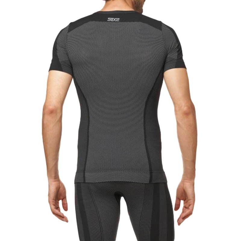 SIXS TS1 V2 lyhythihainen toiminnallinen paita, musta, hiilikuitu