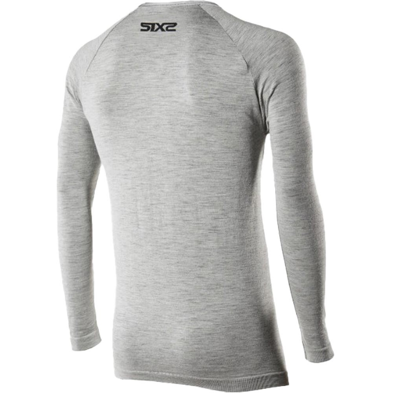 Lämpöpaita pitkähihainen SIXS TS2 MERINOS harmaa
