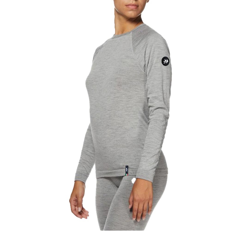Lämpöpaita pitkähihainen SIXS TS2 MERINOS harmaa