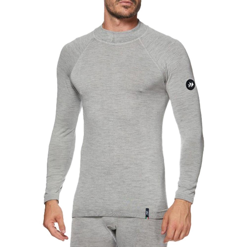 Lämpöpaita pitkähihainen SIXS TS3 MERINOS harmaa