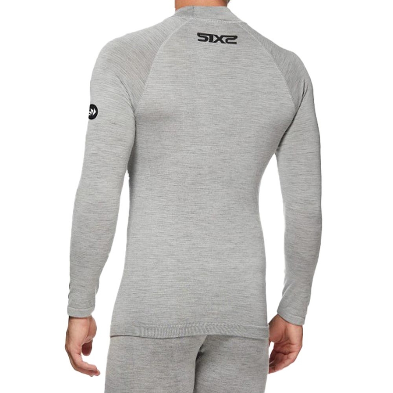 Lämpöpaita pitkähihainen SIXS TS3 MERINOS harmaa