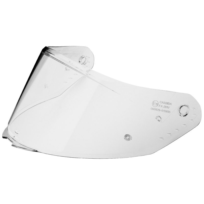 Cassida AERO -kypärien visiiri Pinlock-valmiudella, kirkas