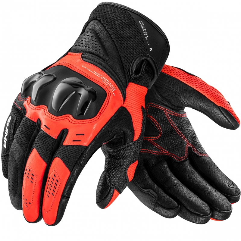 Shima Spark 3.0 moottoripyörähanskat, fluo red