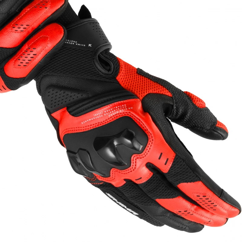 Shima Spark 3.0 moottoripyörähanskat, fluo red