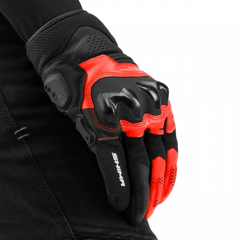 Shima Spark 3.0 moottoripyörähanskat, fluo red