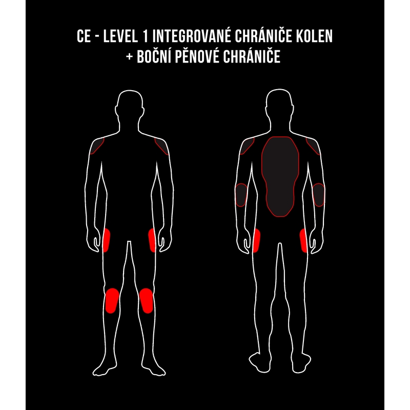 Moto kalhoty RSA Devil dámské žluté výprodej