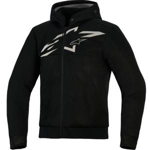 Alpinestars Chrome Superairflow moottoripyörä collegepaita musta-tummanharmaa-valkoinen