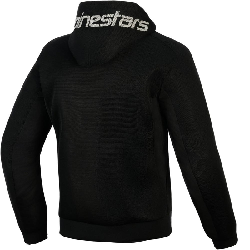 Alpinestars Chrome Superairflow moottoripyörä collegepaita musta-tummanharmaa-valkoinen